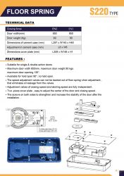 Floor spring S220