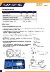 Floor spring S221